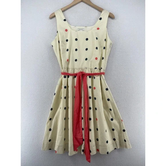 Garnet Hill | Dresses | Garnet Hill Dress 2 Aline Polka Dot Sleeveless Knee Length Tie Belt Off White | Poshmark Garnet Hill | Dresses | Garnet Hill Dress 2 Aline Polka Dot Sleeveless Knee Length Tie Belt Off White | Poshmark